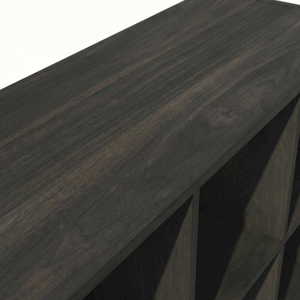 Wooden Bookcase with Open Shelf Design for Home Office and Living Room