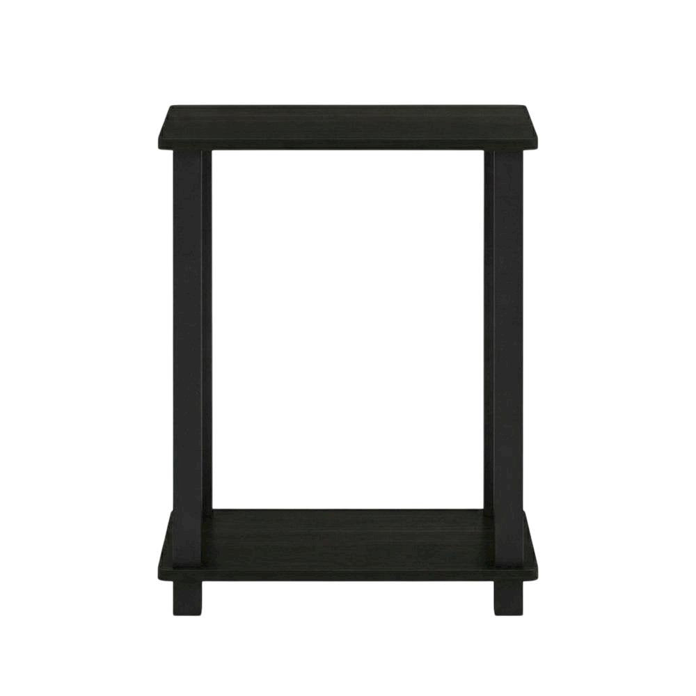 Black Wood Nightstand with Compact Design and Modern Look