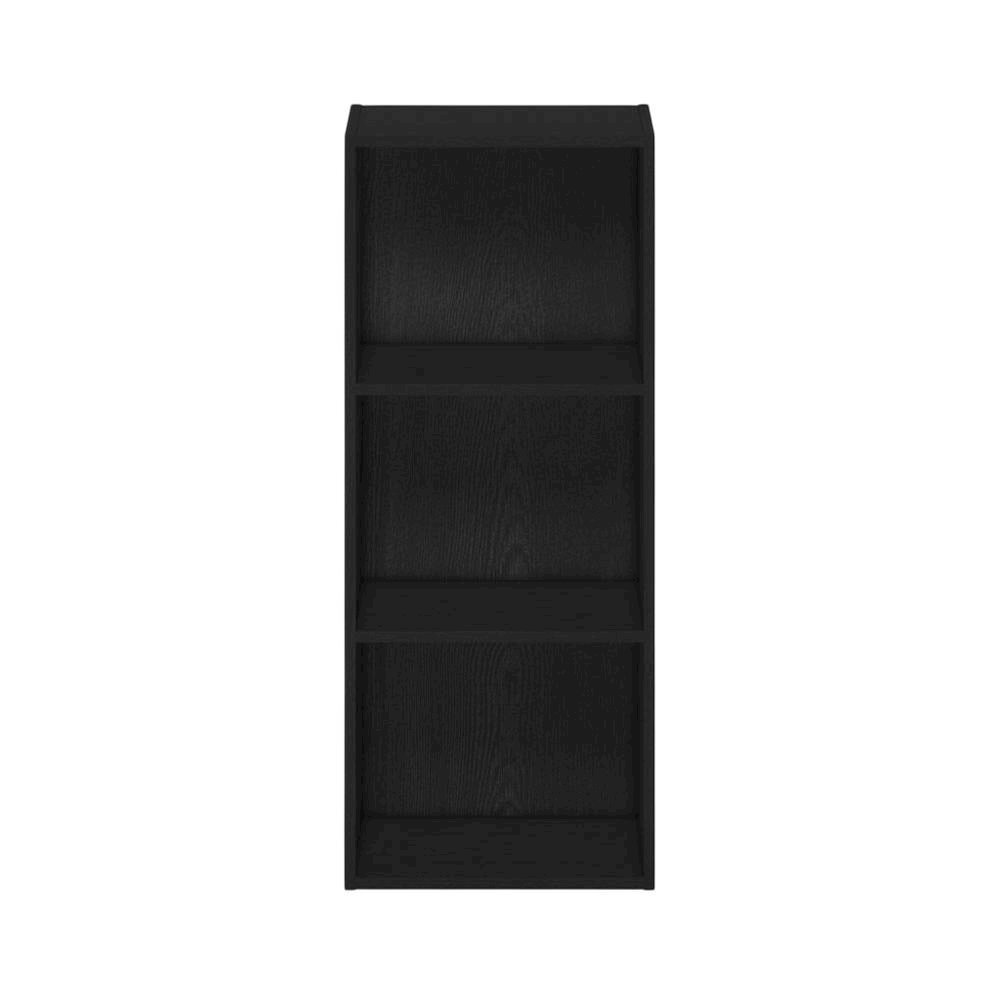 Blackwood 3-Tier Open Shelf Bookcase with Sturdy Wood Construction