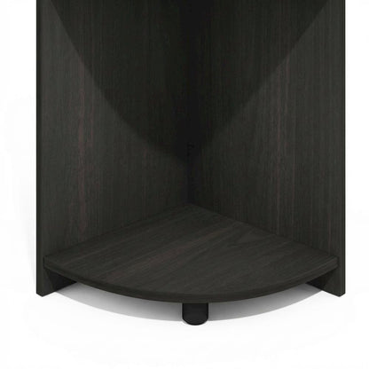 Wooden bookcase with sleek design for home or office storage