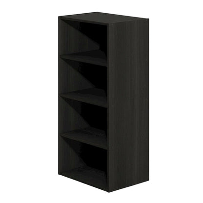 Wooden bookcase with sleek design for organized storage