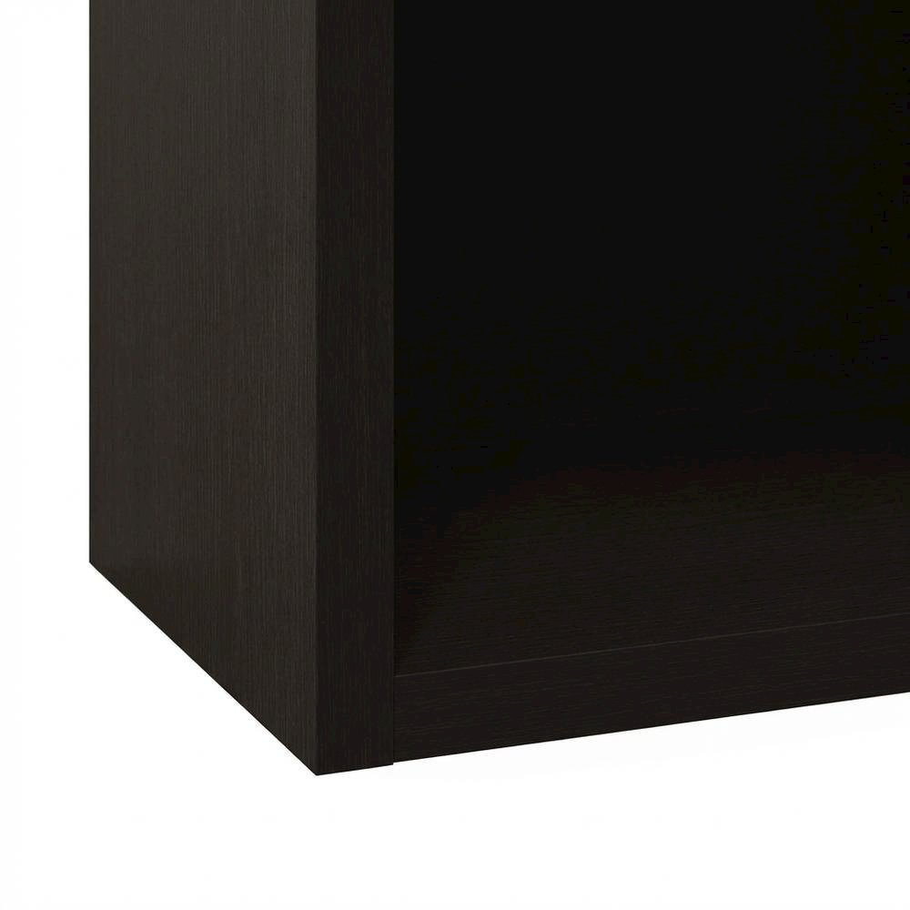 Wood bookcase with sturdy construction and classic design for home storage