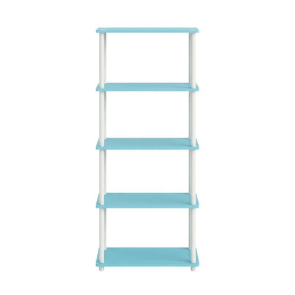 Wooden Bookcase with Open Shelves and Durable Construction for Living Room