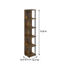 Wooden Bookcase with Open Shelves and Sturdy Construction for Living Room Use