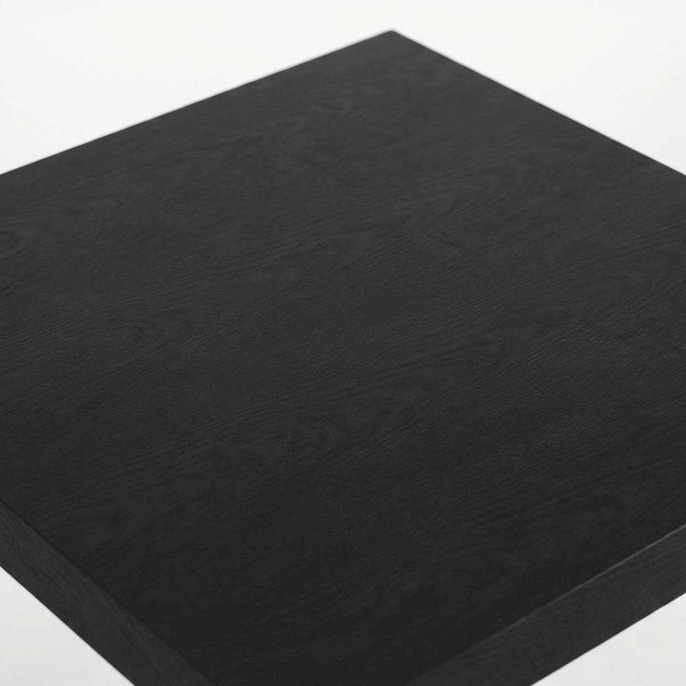 Black, Side Table, Quality Build, Durable Wood Frame
