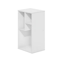 Wood Bookcase with Adjustable Shelves and Modern Design for Living Room