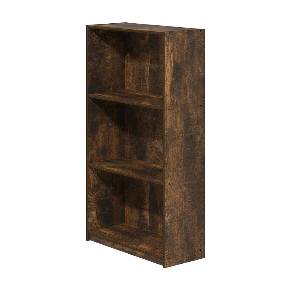 Wooden bookcase with minimalist design and sturdy construction