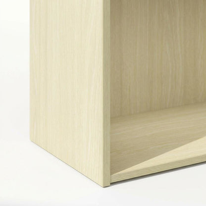 Wood Bookcase with Open Shelving for Home Office Storage