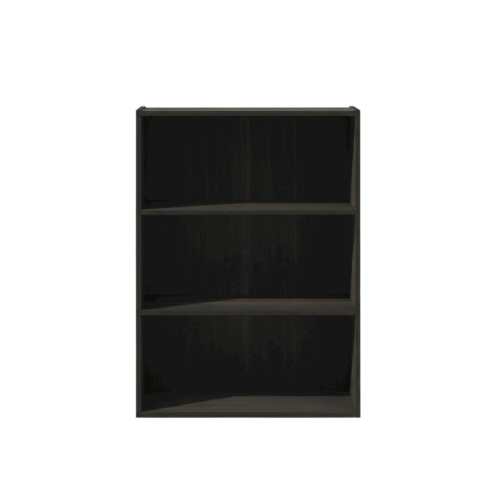 Wooden bookcase with a sleek design, durable construction, and open shelving