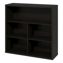 Wooden bookcase with sleek design, sturdy construction, ideal for home or office