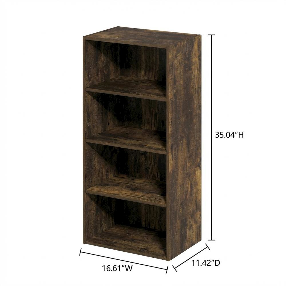 Wooden Bookcase with Open Shelving for Stylish Storage