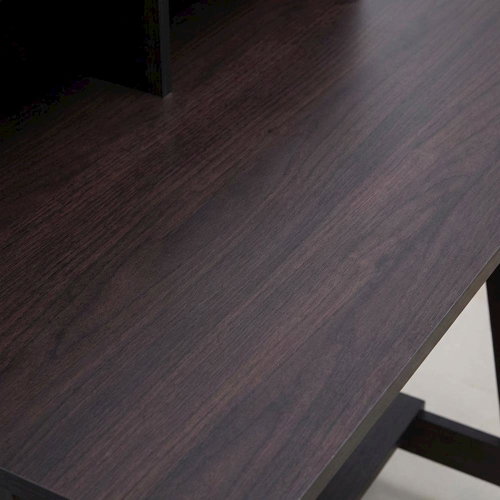 Dark Walnut Computer Desk with A-Frame Frame for Home Office