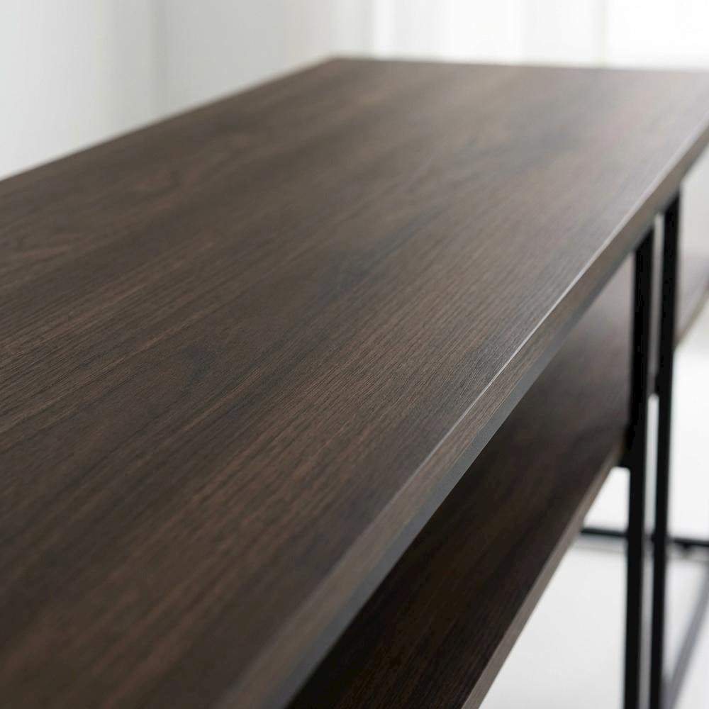 Modern TV Stand, 78-Inch TVs in Columbia Walnut Wood Finish, Spacious Storage