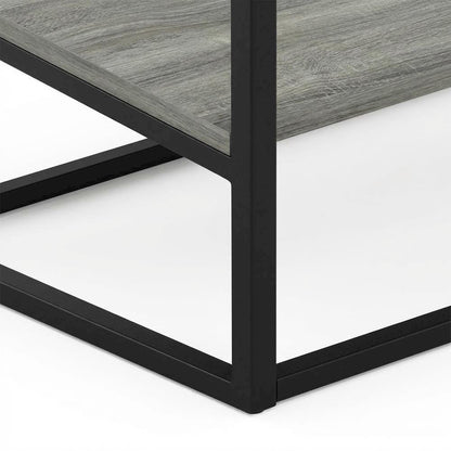 Modern TV Stand for 65 Inch TV with Wood Construction and Elegant Grey Finish