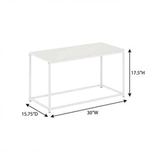 White Coffee Table With Sleek Modern Design For Living Room