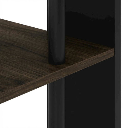 Dark Walnut Laptop Desk with Spacious Surface and Sturdy Design