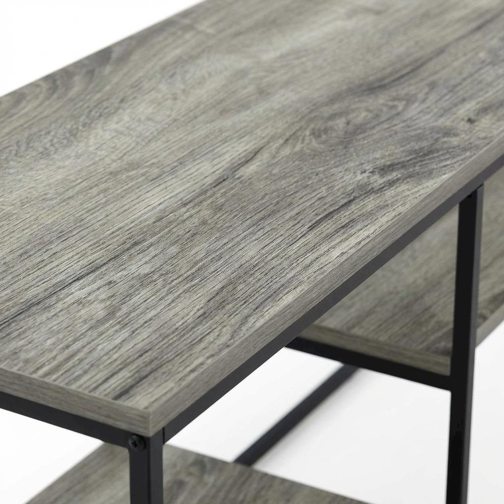 Modern TV Stand for 65 Inch TV with Wood Construction and Elegant Grey Finish