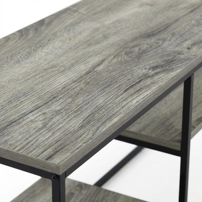 Modern TV Stand for 65 Inch TV with Wood Construction and Elegant Grey Finish