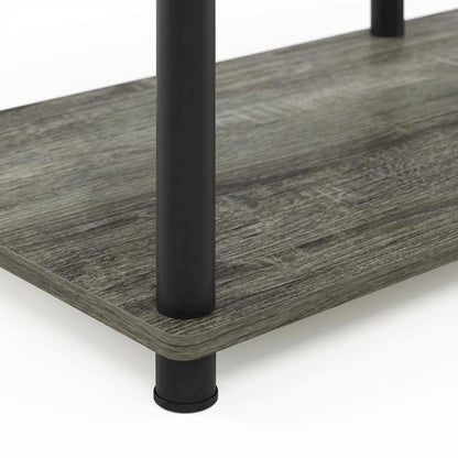 Wood TV stand for 55-inch screens with modern design and durable construction