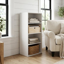 Wooden bookcase with simple design for home or office storage