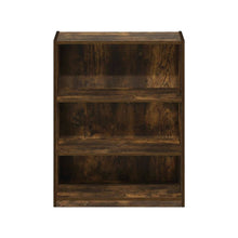 Wooden Bookcase with Open Shelves and Quality Craftsmanship