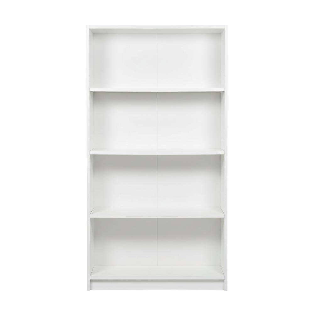 Wooden Bookcase with Adjustable Shelves for Home Office Storage