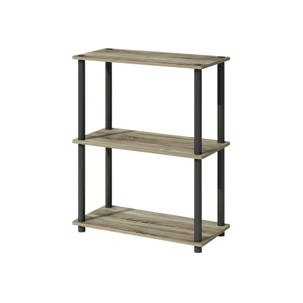 Wooden bookcase with modern design and sturdy construction