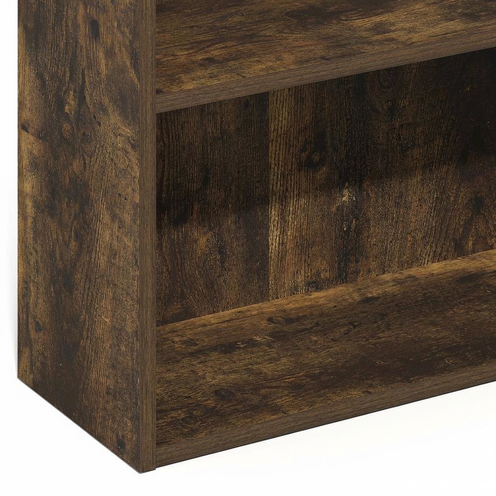 Wood Bookcase with Open Shelving for Home Storage