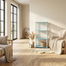 Wooden Bookcase with Open Shelves and Durable Construction for Living Room