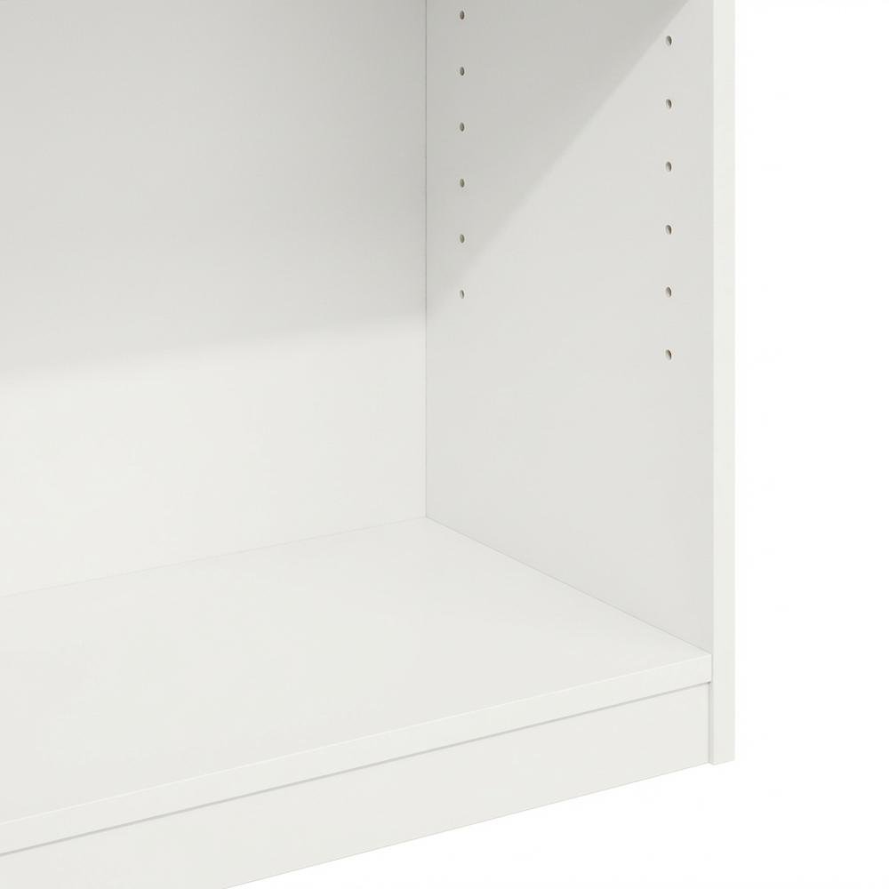 Wooden Bookcase with Adjustable Shelves for Home Office Storage