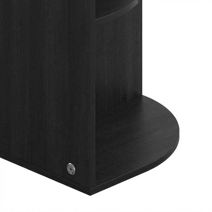 Blackwood 3-Tier Corner Bookcase with Open Shelves for Space Efficiency