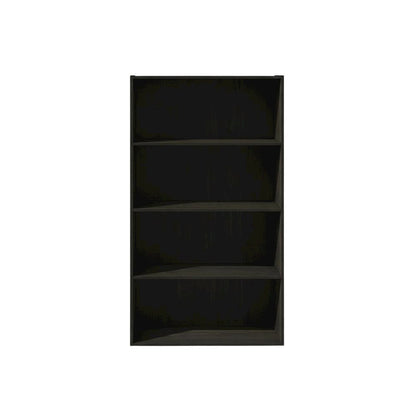 Wooden bookcase with sturdy structure and elegant finish