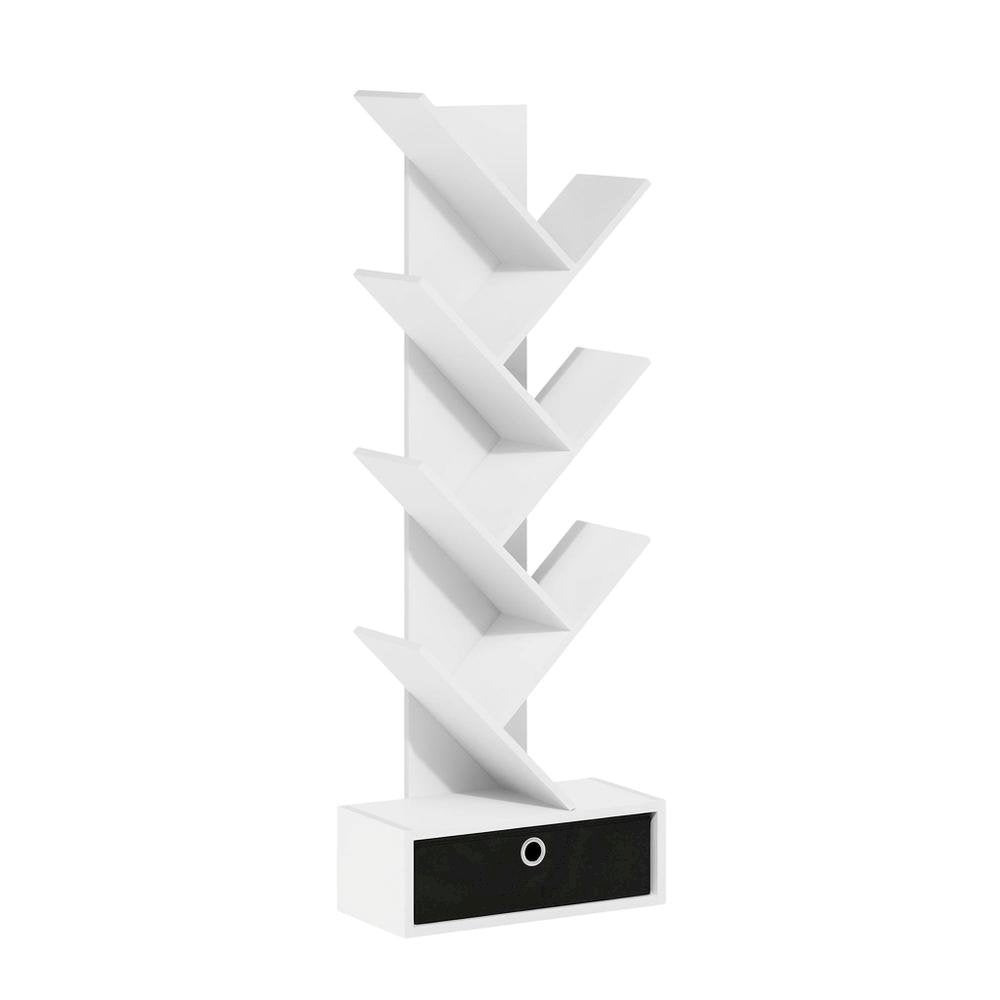Wooden bookcase with sleek design and sturdy construction