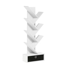 Wooden bookcase with sleek design and sturdy construction