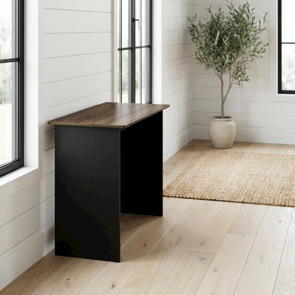 Columbia Walnut Study Table with Durable Surface, Compact Design for Home Office