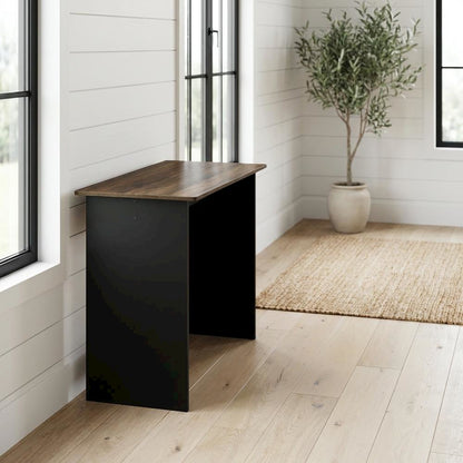 Columbia Walnut Study Table with Durable Surface, Compact Design for Home Office