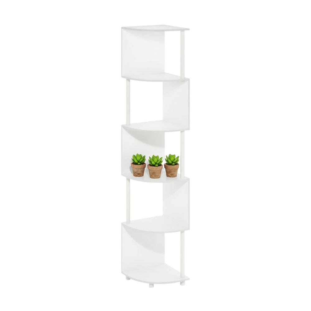 Wooden bookcase with open storage design for home or office use