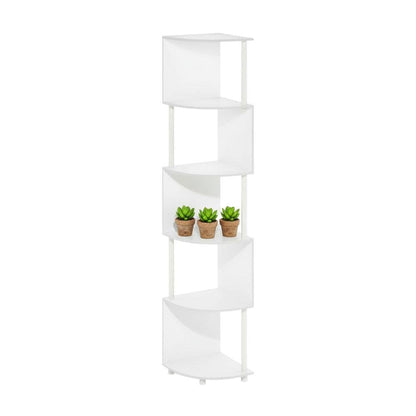 Wooden bookcase with open storage design for home or office use