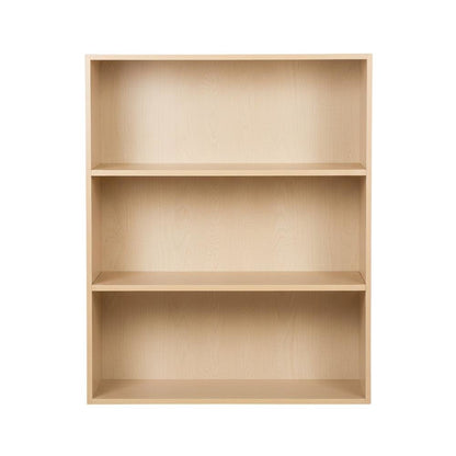 Wooden 3-Tier Open Shelf with Finish for Storage and Display