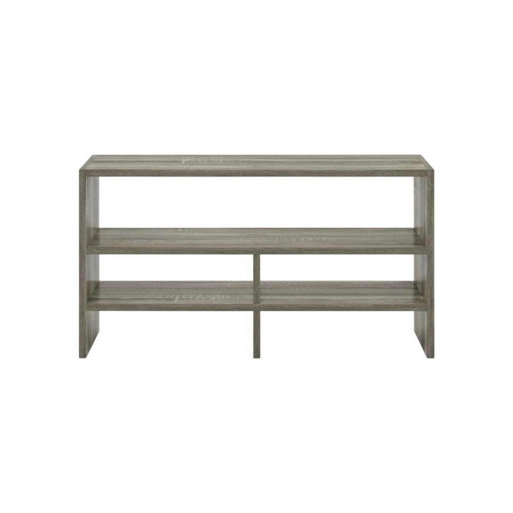 French Oak Desk Top Organizing Shelf Bookcase for Home Storage