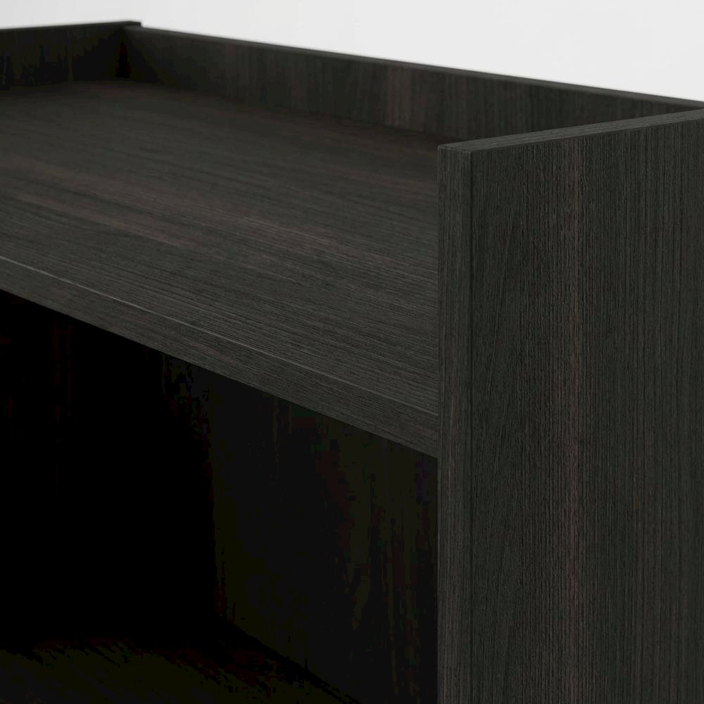 Wooden bookcase with sturdy structure and elegant finish