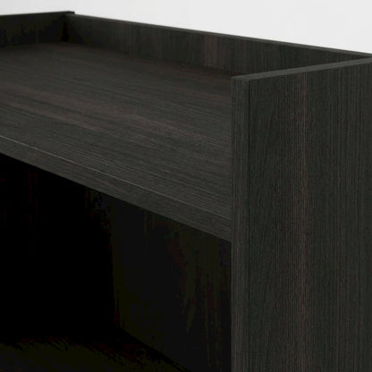 Wooden bookcase with sturdy structure and elegant finish