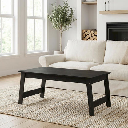 Espresso Coffee Table with Simple Design and Lightweight Construction 18040EX