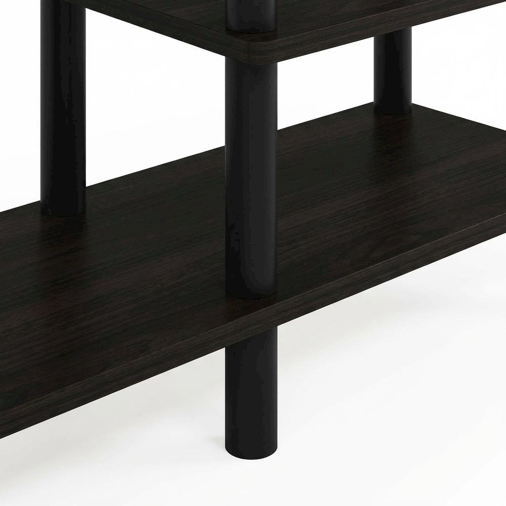 Espresso Wooden Entertainment Center for TVs up to 80 Inches with Ample Storage