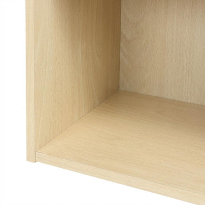 Wooden 3-Tier Open Shelf with Finish for Storage and Display