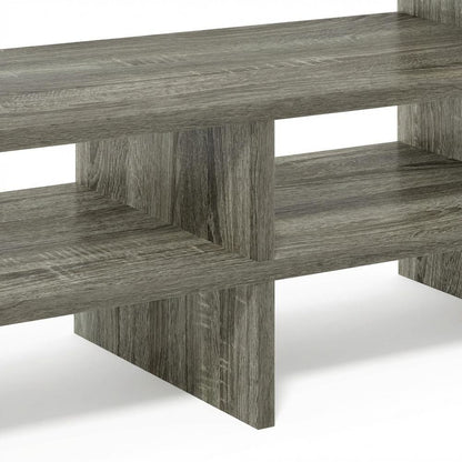 French Oak Desk Top Organizing Shelf Bookcase for Home Storage
