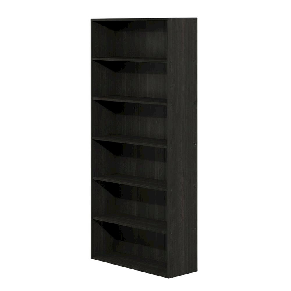 Wooden bookcase with sturdy frame for home organization