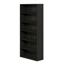 Wooden bookcase with sturdy frame for home organization