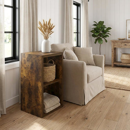 Wood Bookcase with Stable Design for Home or Office Use