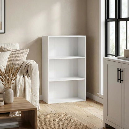 Wooden Bookcase in Finish for Living Room Storage